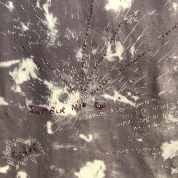 Free People. Brown, fringed top, gently worn. 100% cotton, machine washable. - Picture 5 of 5